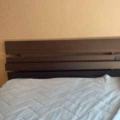 シングルベッド　マットレス付きの画像