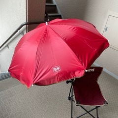 アウトドア・イス・パラソルの画像