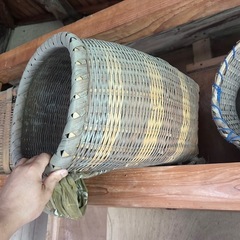 竹籠　竹かご　の画像