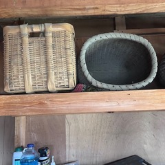 竹籠　竹かご　の画像