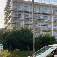 宮城県仙台市内足場組み立て解体の画像