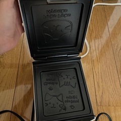 猫模様ホットサンドメーカーの画像
