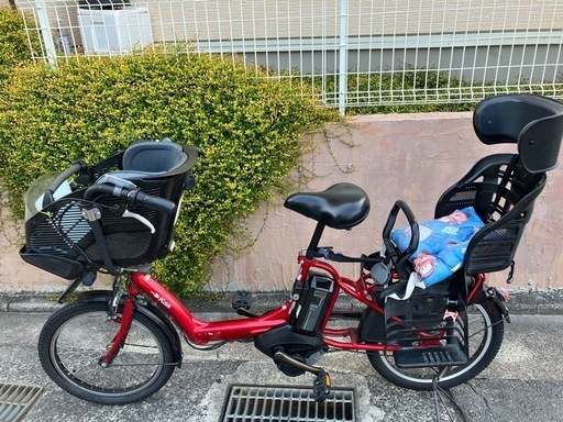 電動アシスト子乗せ自転車　３人乗り