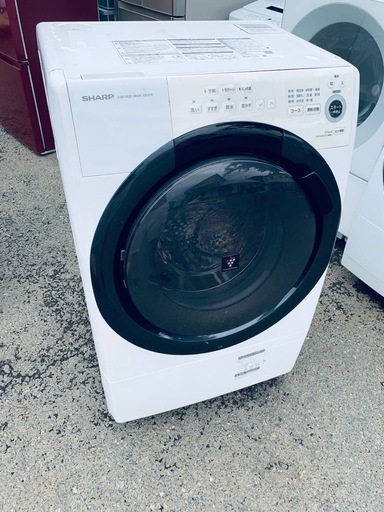 ④✅SHARPドラム式電気洗濯乾燥機✅ ✅ES-S7F-WL✅