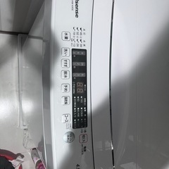 【7/13までに受け取り可能な人のみ/美品】Hisense 4.5kg 洗濯機の画像