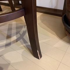 【お譲りします】ブラウン系  イス チェア✖️2脚 の画像