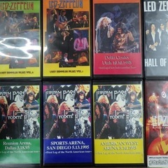 LED ZEPPELINレッドツェッペリンのビデオテープまとめてセットの画像