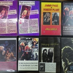 LED ZEPPELINレッドツェッペリンのビデオテープまとめてセットの画像