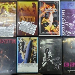 LED ZEPPELINレッドツェッペリンのビデオテープまとめてセットの画像