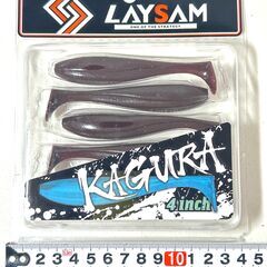 未使用品 【 #84 スカッパノン 】 LAYSAM レイサム カグラ 4インチ ワーム ソフトルアー KAGURA ケース売り（5個入）の画像