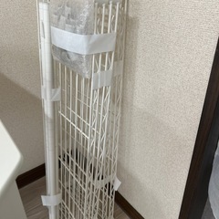 ［お譲り先決まりました］ニトリ スチールラック ホワイトの画像