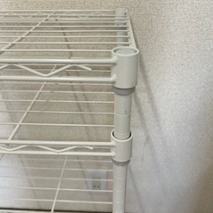 ［お譲り先決まりました］ニトリ スチールラック ホワイトの画像