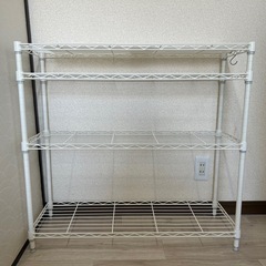 ［お譲り先決まりました］ニトリ スチールラック ホワイト