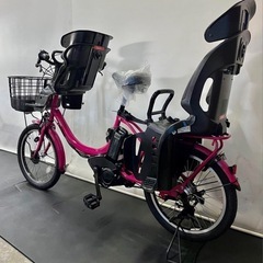 1年保証 送料無料　新品部品多数使用　ヤマハ　パスバビー　20インチ　3人乗り　電動アシスト自転車　g715の画像
