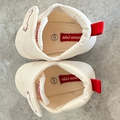 ミキハウス ファーストシューズ 12cm ホワイトの画像