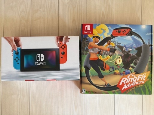 Nintendo Switch+SDカード+リングフィットアドベンチャー