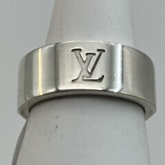 美品　ルイヴィトン　バーク　ダミエ　４　リング　　指輪　20号 美品 ルイヴィトン バーク ダミエ 4 リング 指輪 20号