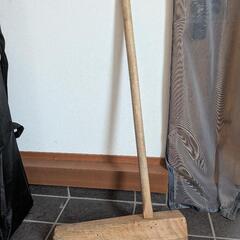 石臼　杵　土台付き　餅つき　メダカ飼育　庭先アイテムとしての画像