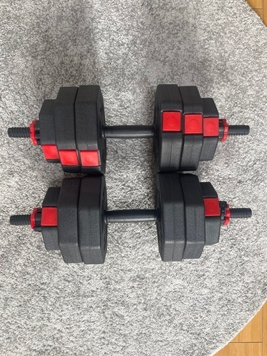 可変式ダンベル20×2、トレーニングベンチ (キウイ) 名古屋大学の
