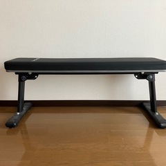 １日5分で腹筋が割れたフラットベンチ【美品】の画像