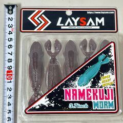 未使用品 【 #84 スカッパノン 】 LAYSAM レイサム ナメクジ ワーム 3.7インチ ケース売り（5個入） NAMEKUJI ソフトルアーの画像