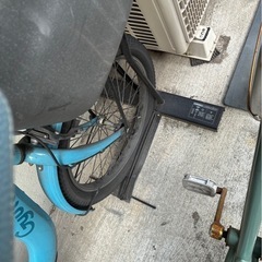 【受付終了】電動自転車スタンド　ラック　スロープ付きの画像