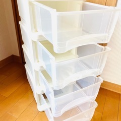 お取引決定　プラスチックケース　小　4個の画像