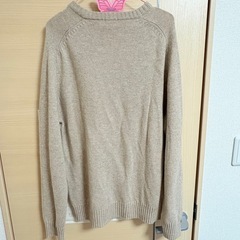 GU茶系セーター Lsizeの画像
