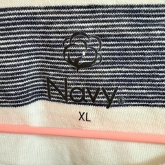 Navy 長袖カットソー　XLsizeの画像