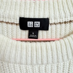 UNIQLOボーダーセーター　L sizeの画像