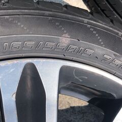 ※取引中【中古】ダイハツ純正　軽自動車用ホイール×４本  165/55R15 75Vの画像