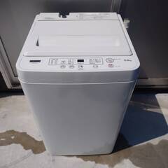 ヤマダセレクト 全自動洗濯機 縦型 5kg YWM-T50H1 2021年製 洗濯機の画像