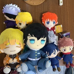鬼滅の刃　呪術廻戦　ぬいぐるみ7セット