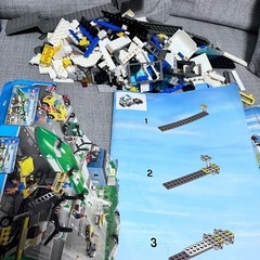LEGOレゴシティー7743（1/2）警察トラック＆基本セット青いバケツ7615の画像