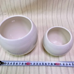 フラワーベース白２点㊻の画像