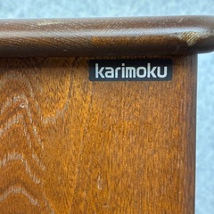 カリモク　使い勝手が良い便利な木製ラックの画像