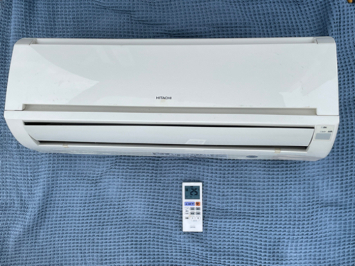 取り付け込み　エアコン　日立　2.2k 6-8畳タイプ