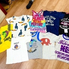 9枚120cm前後(タンクトップ2枚　Tシャツ7枚)
