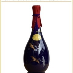 本醸造 原酒 多治見焼 四羽鶴ルリ壺の画像