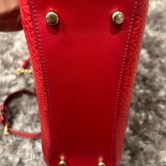 差し色に　赤　COACH コーチ ショルダーバッグ ハンドバッグ　斜めがけ　ポーチの画像