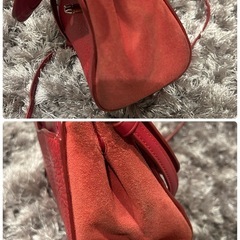 差し色に　赤　COACH コーチ ショルダーバッグ ハンドバッグ　斜めがけ　ポーチの画像