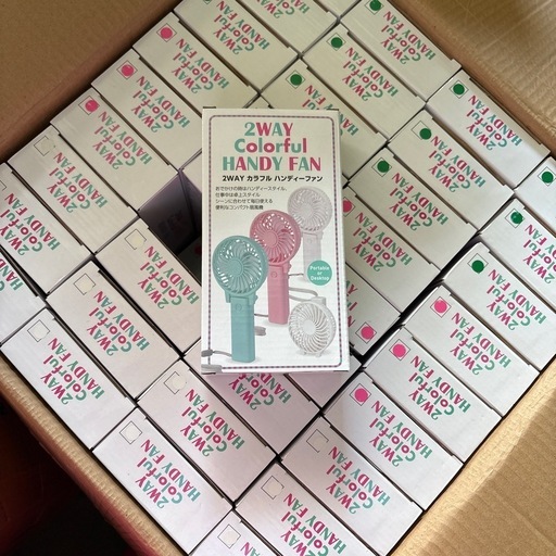 ハンディーファン　３色！　新品！1ケースまとめてどうぞ