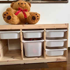 美品 IKEA トロファスト くま