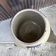 陶器　メダカ鉢・花鉢の画像