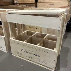入手困難シャンパン木箱！1個1000円〜