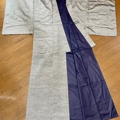 値下げ！美品 未使用 男性 着物 アンサンブル 羽織 羽織紐 龍 の画像