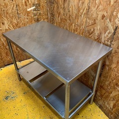 a(7362) ステンレス作業台 W1050D600H800 ステンレス台 作業台 厨房 業務用 店舗用 飲食店 直接引き取りも歓迎 大阪 中古の画像