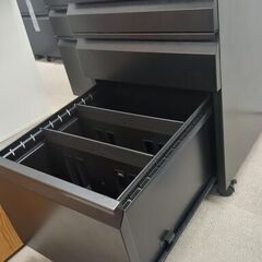 【中古美品】定価11,990円 オフィスコム 3段 デスクワゴン サイドワゴン　 中古美品の画像