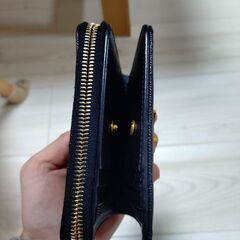 SAINT LAURENT ブラック 二つ折り財布の画像