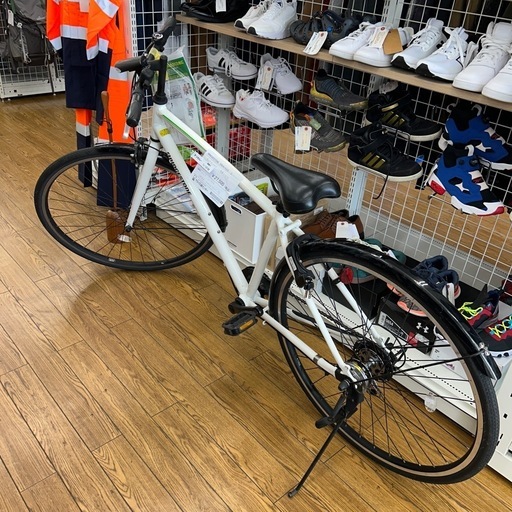 リユースのサカイ東金店 BRIDGESTONE クロスバイク 白 27インチ TJ13158